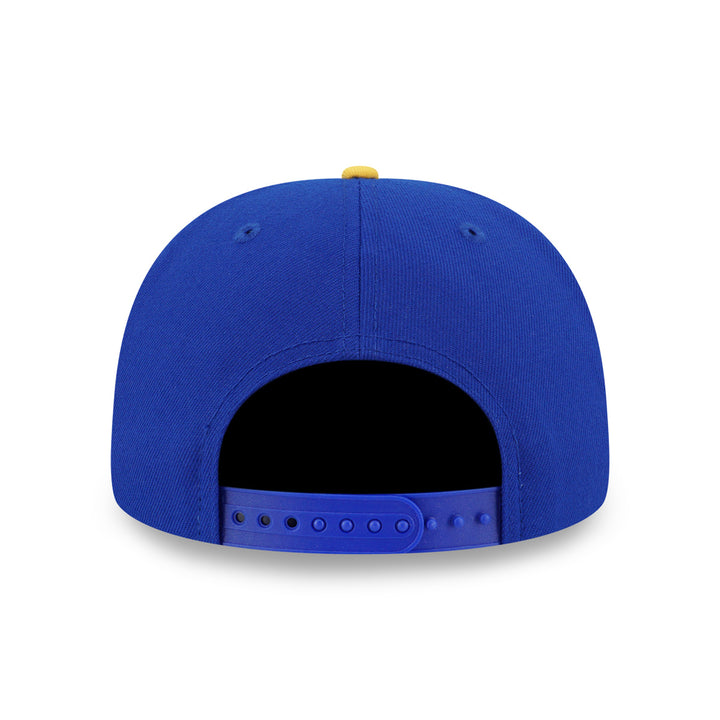 NEW ERA หมวก รุ่น GOLDEN STATE WARRIORS 2 TONE BLOCK YELLOW VISOR BLUE 9FIFTY CAP