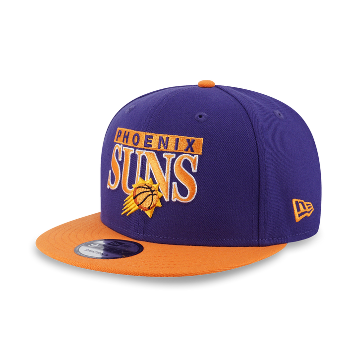 NEW ERA หมวก รุ่น PHOENIX SUNS 2 TONE BLOCK ORANGE VISOR PURPLE 9FIFTY CAP