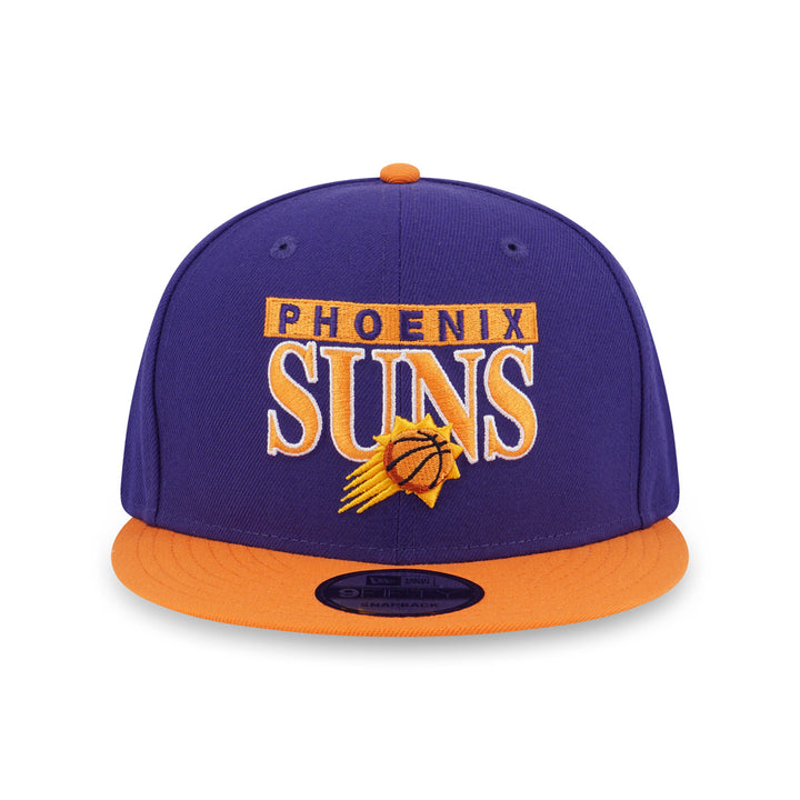 NEW ERA หมวก รุ่น PHOENIX SUNS 2 TONE BLOCK ORANGE VISOR PURPLE 9FIFTY CAP