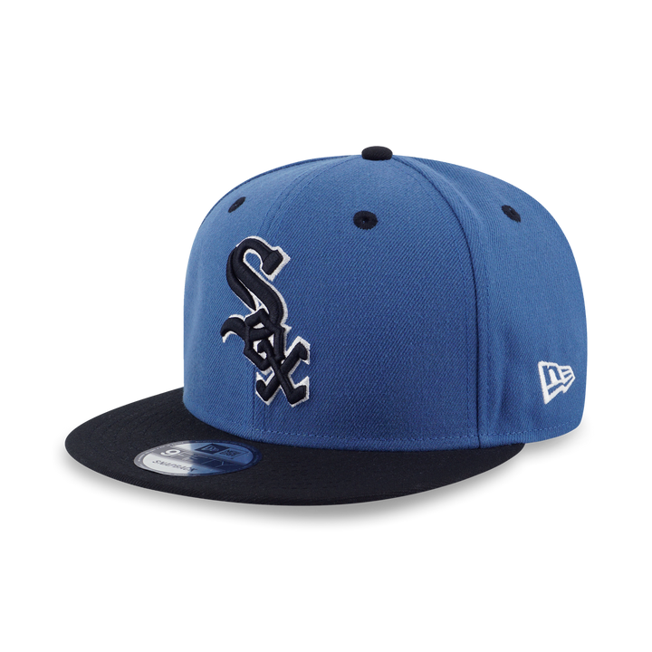 New Era หมวกรุ่น Chicago White Sox Blue Slate Black Visor Indigo Blue 9FIFTY Cap