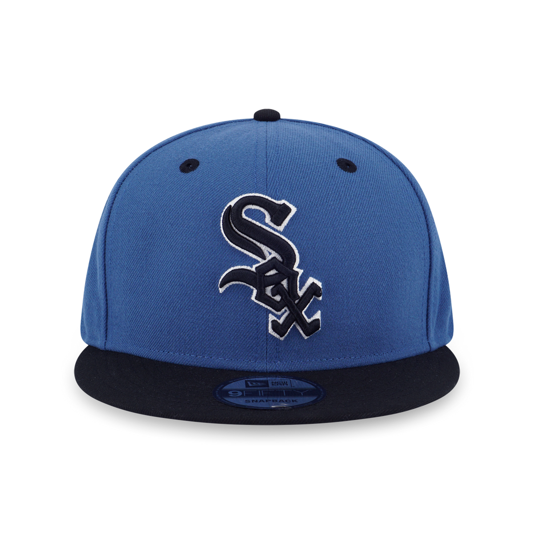 New Era หมวกรุ่น Chicago White Sox Blue Slate Black Visor Indigo Blue 9FIFTY Cap