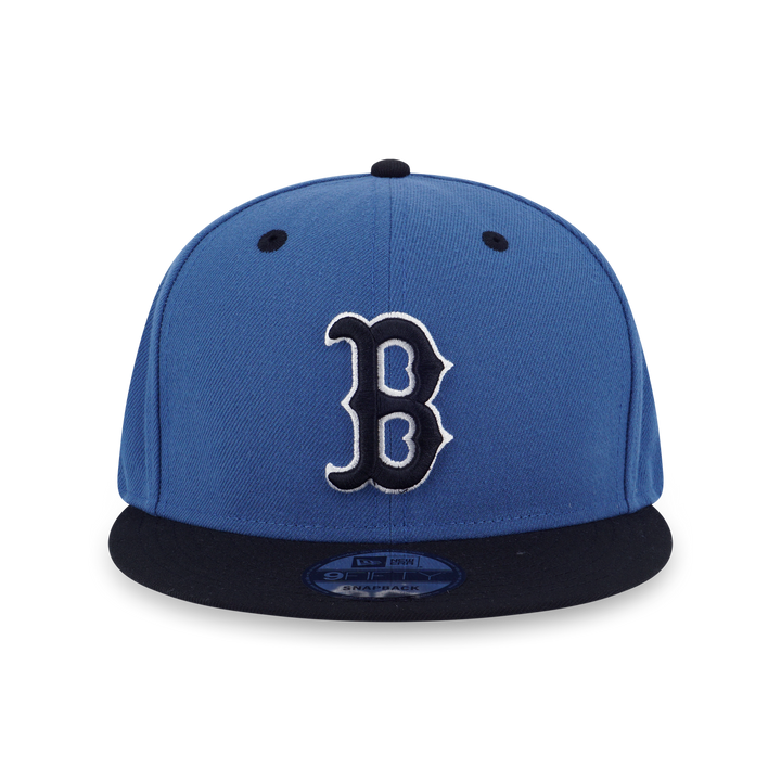 New Era หมวกรุ่น Boston Red Sox Blue Slate Black Visor Indigo Blue 9FIFTY Cap