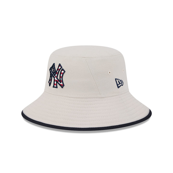 NEW YORK YANKEES MLB 4TH JULY NAVY STRETCH BUCKET CAP