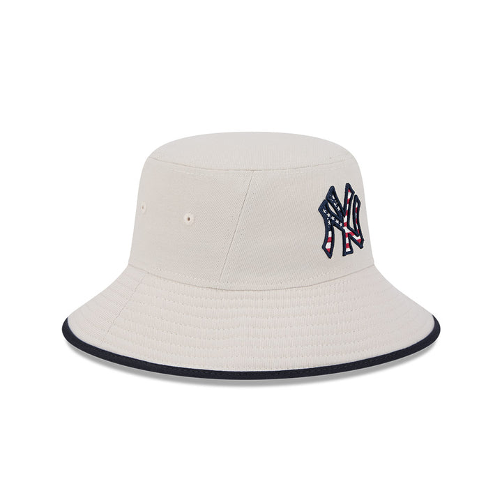 NEW YORK YANKEES MLB 4TH JULY NAVY STRETCH BUCKET CAP