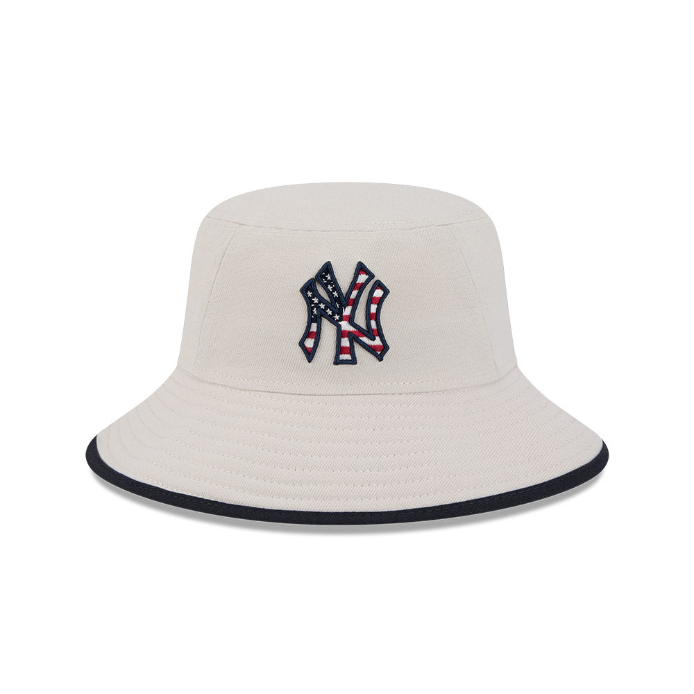 NEW YORK YANKEES MLB 4TH JULY NAVY STRETCH BUCKET CAP