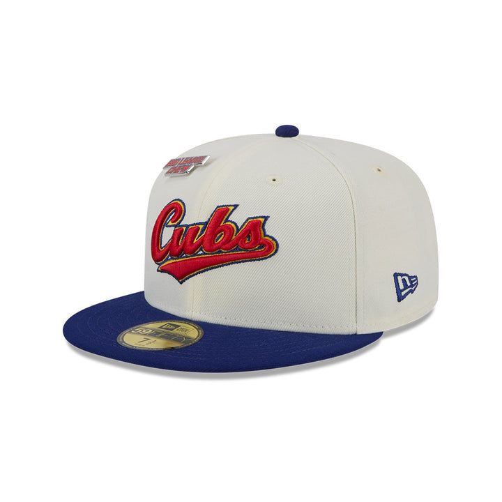 NEW ERA X BIG LEAGUE CHEW CHICAGO CUBS WHITE 59FIFTY CAP