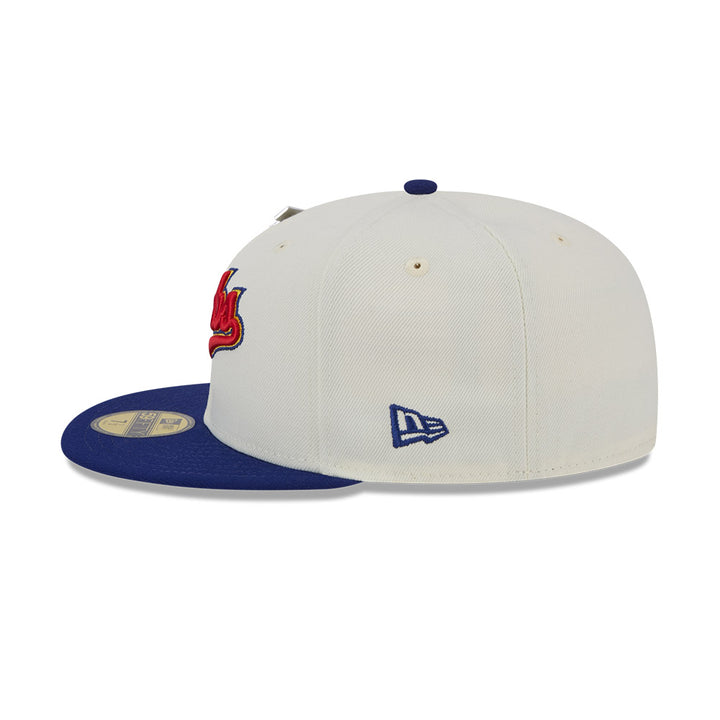 NEW ERA X BIG LEAGUE CHEW CHICAGO CUBS WHITE 59FIFTY CAP