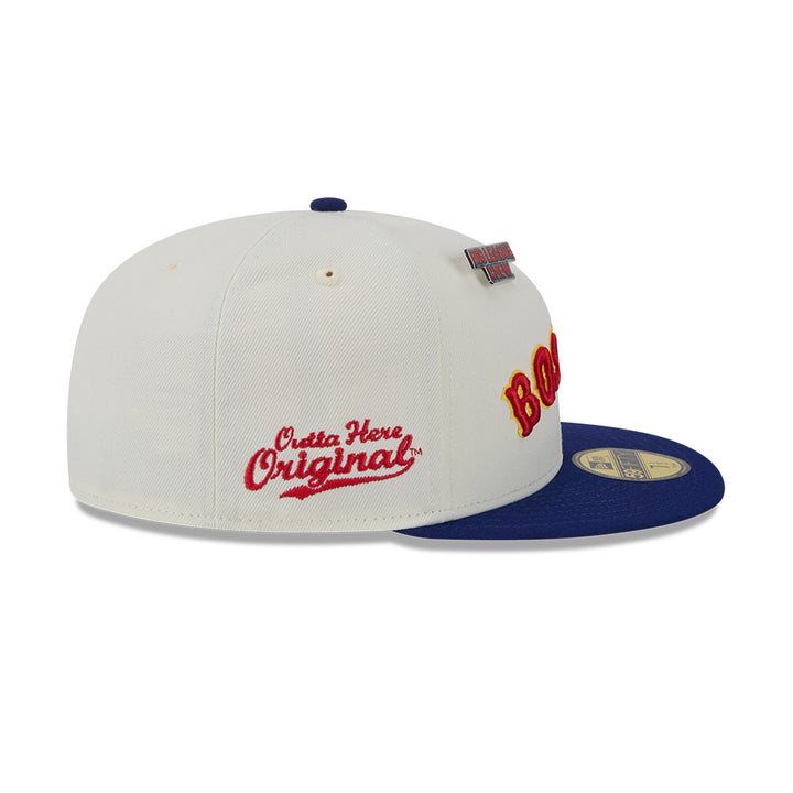 NEW ERA X BIG LEAGUE CHEW BOSTON RED SOX WHITE 59FIFTY CAP