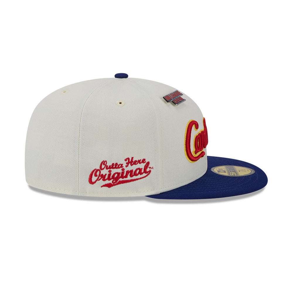 NEW ERA X BIG LEAGUE CHEW ST. LOUIS CARDINALS WHITE 59FIFTY CAP