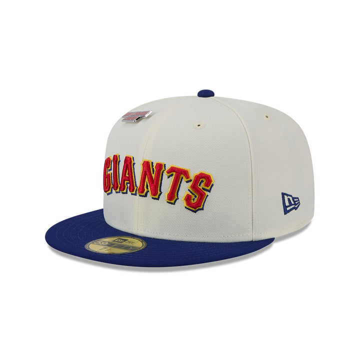 NEW ERA X BIG LEAGUE CHEW SAN FRANCISCO GIANTS WHITE 59FIFTY CAP