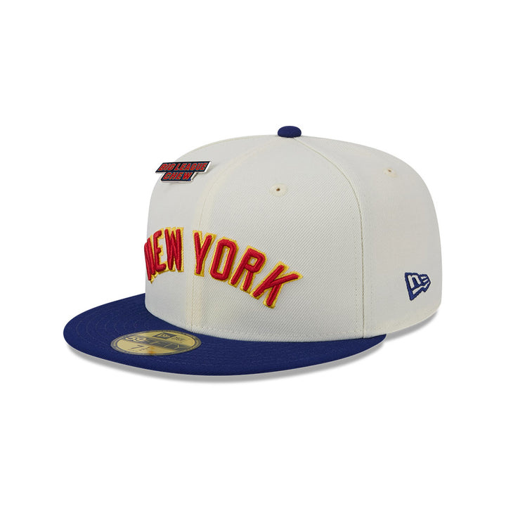 NEW ERA X BIG LEAGUE CHEW NEW YORK YANKEES WHITE 59FIFTY CAP