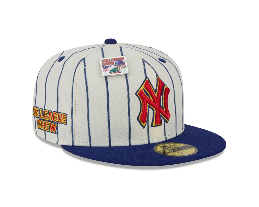 NEW ERA X BIG LEAGUE CHEW NEW YORK YANKEES WHITE 59FIFTY CAP