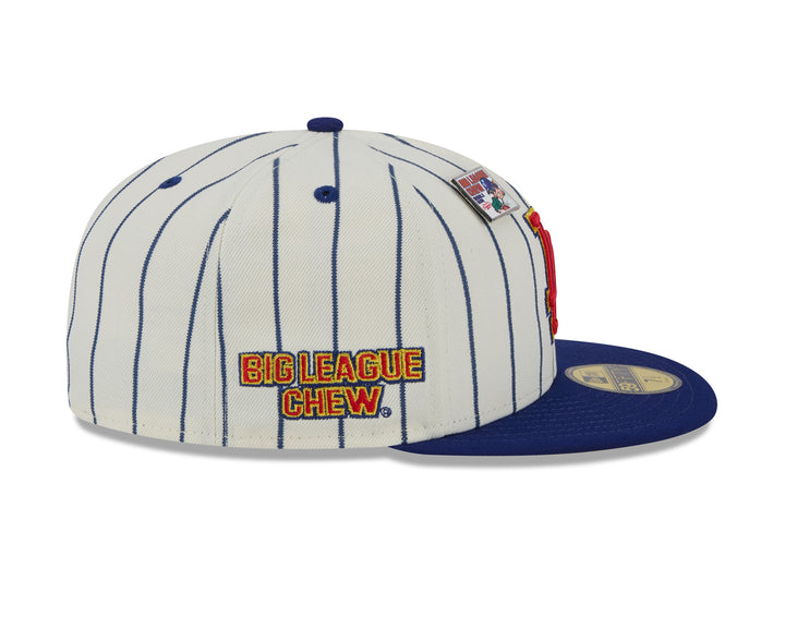 NEW ERA X BIG LEAGUE CHEW LOS ANGELES DODGERS WHITE 59FIFTY CAP