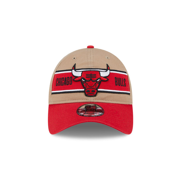 CHICAGO BULLS NBA DRAFT 2024 CAMEL VISOR RED 9TWENTY CAP