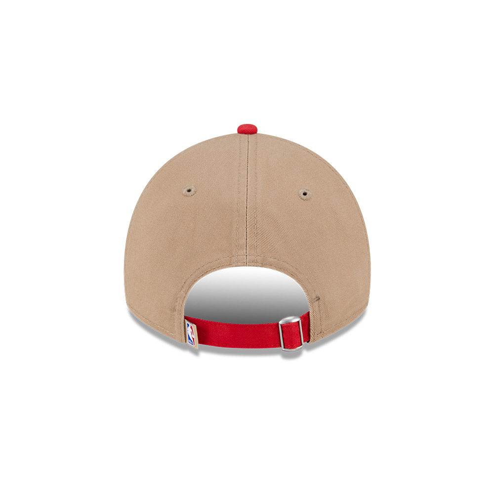 CHICAGO BULLS NBA DRAFT 2024 CAMEL VISOR RED 9TWENTY CAP