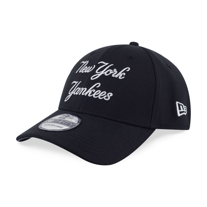 NEW ERA หมวก รุ่น NEW YORK YANKEES YANKEES SCRIPT BLACK 39THIRTY CAP