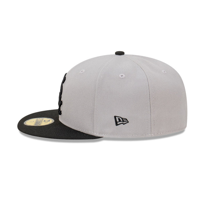 New Era หมวกรุ่น Chicago White Sox Gravel 2Tone Black Visor Gray 59FIFTY Cap