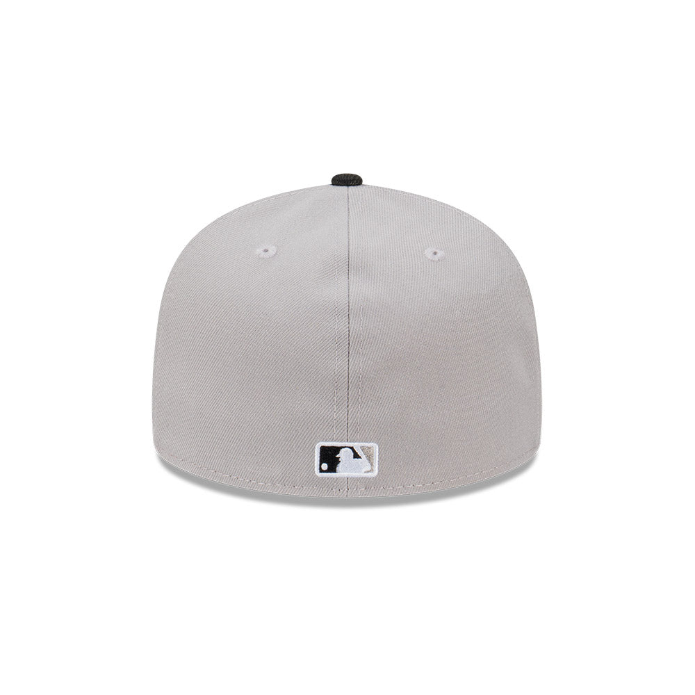 New Era หมวกรุ่น Pittsburgh Pirates Gravel 2Tone Black Visor Gray 59FIFTY Cap