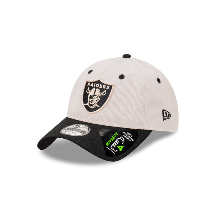New Era หมวกรุ่น LAS VEGAS RAIDERS STONE BLACK REPREVE PACK STONE 9TWENTY CAP