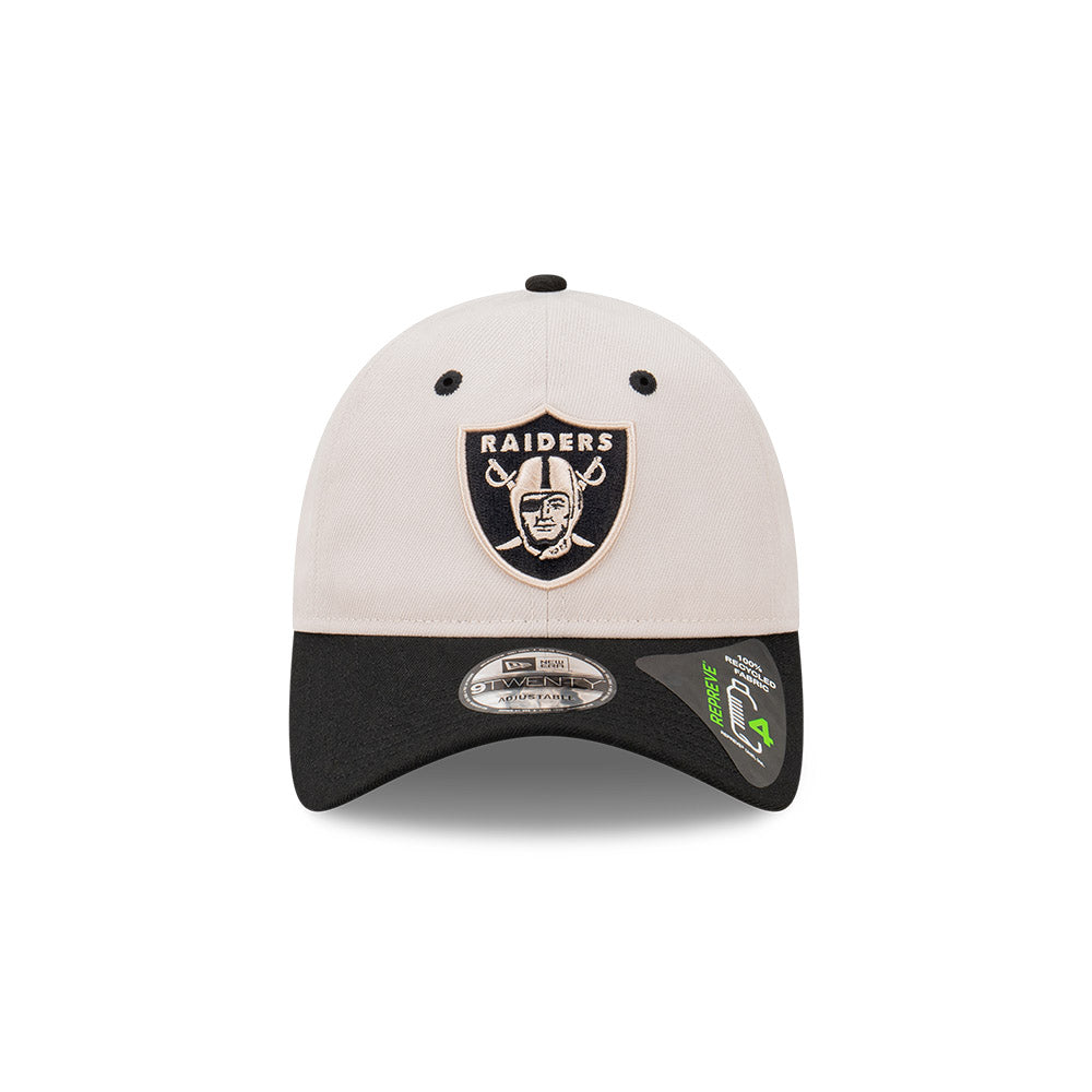 New Era หมวกรุ่น LAS VEGAS RAIDERS STONE BLACK REPREVE PACK STONE 9TWENTY CAP