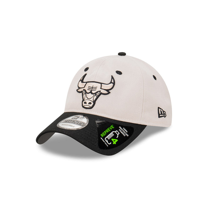 New Era หมวกรุ่น CHICAGO BULLS STONE BLACK REPREVE PACK STONE 9TWENTY CAP