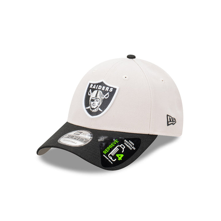 หมวกแก๊ป New Era รุ่น Las Vegas Raiders 2-Tone Stone Repreve Stone 9Forty Cloth Strap Cap