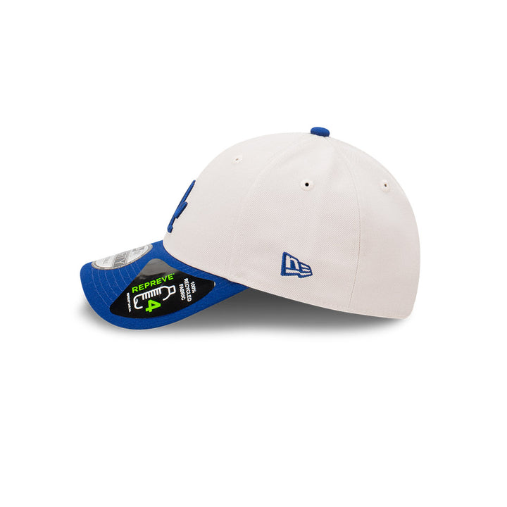 New Era หมวกรุ่น Los Angeles Dodgers 2-Tone Stone Repreve Dark Royal Visor Stone 9FORTY Cap