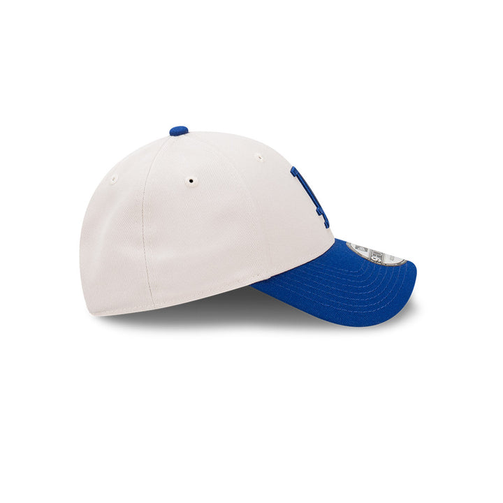 New Era หมวกรุ่น Los Angeles Dodgers 2-Tone Stone Repreve Dark Royal Visor Stone 9FORTY Cap