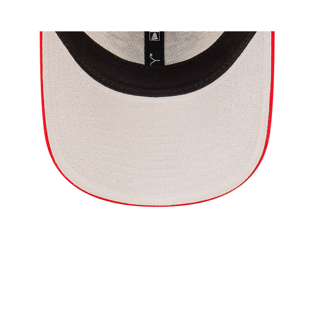 New Era หมวกรุ่น Chicago Bulls 2-Tone Stone Repreve Scarlet Visor Stone 9FORTY Cap