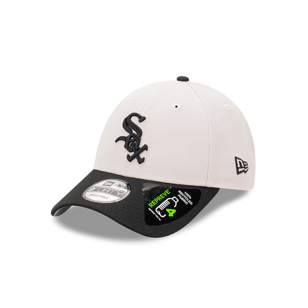 หมวกแก๊ป New Era รุ่น Chicago White Sox 2-Tone Stone Repreve Stone 9Forty Cloth Strap Cap