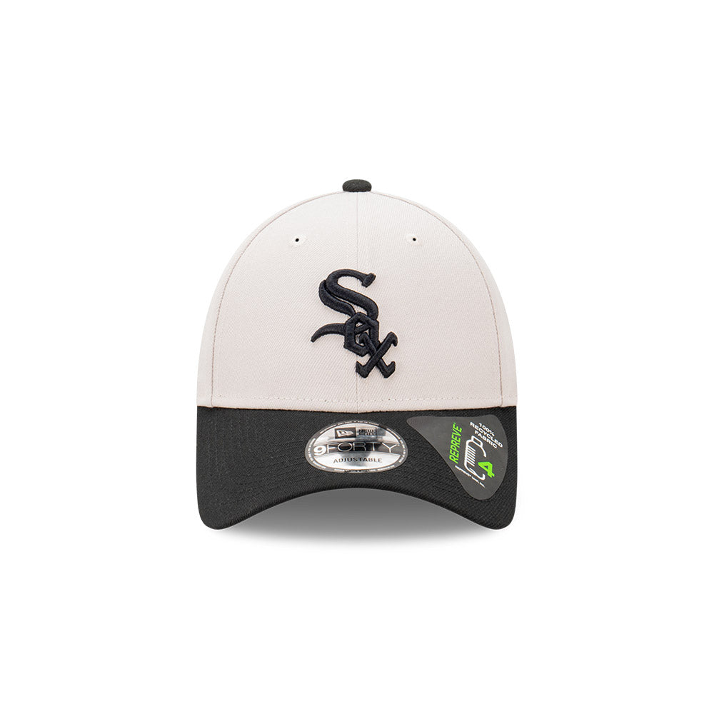 หมวกแก๊ป New Era รุ่น Chicago White Sox 2-Tone Stone Repreve Stone 9Forty Cloth Strap Cap