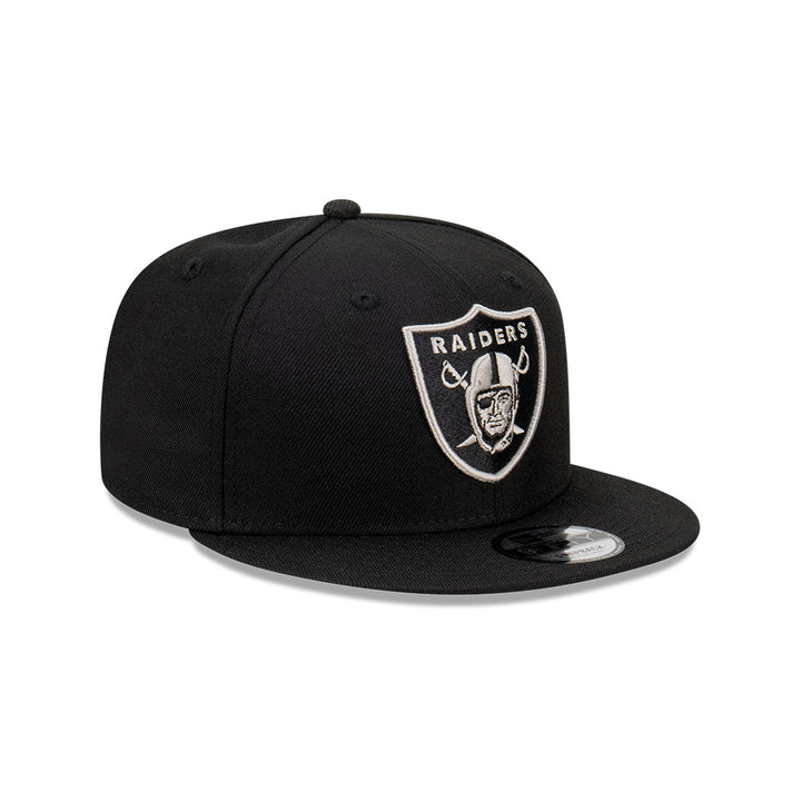 New Era หมวกรุ่น Las Vegas Raiders Gray Outline Repreve Black 9FIFTY Cap