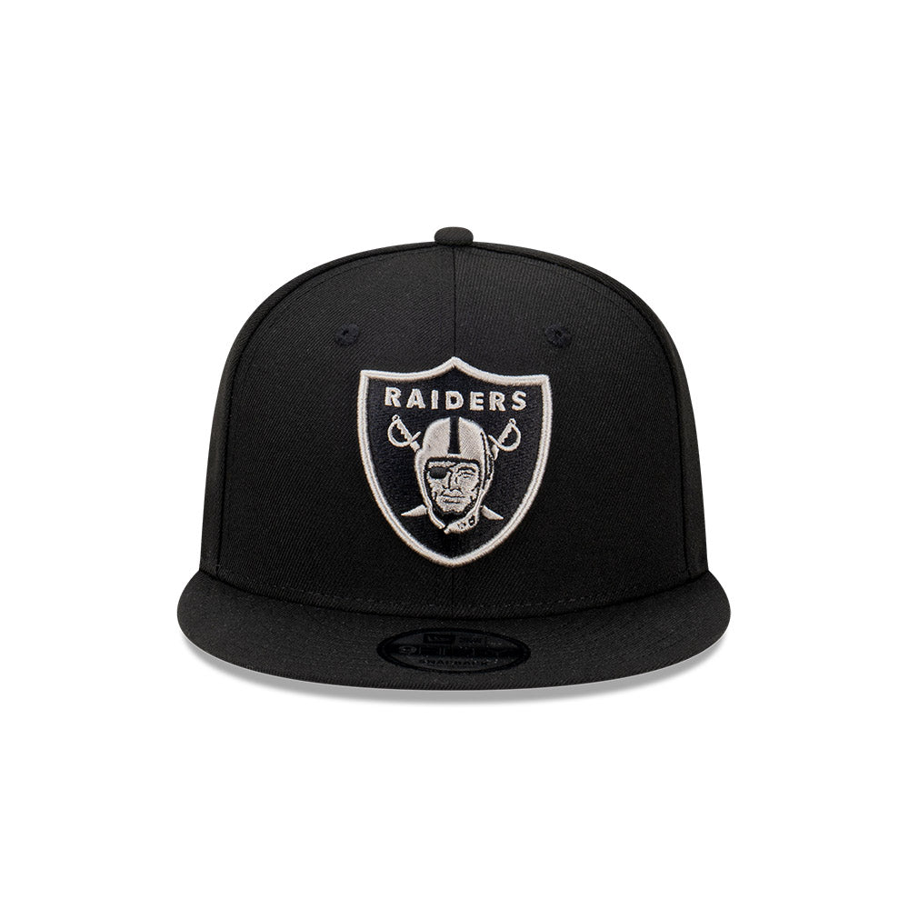 New Era หมวกรุ่น Las Vegas Raiders Gray Outline Repreve Black 9FIFTY Cap