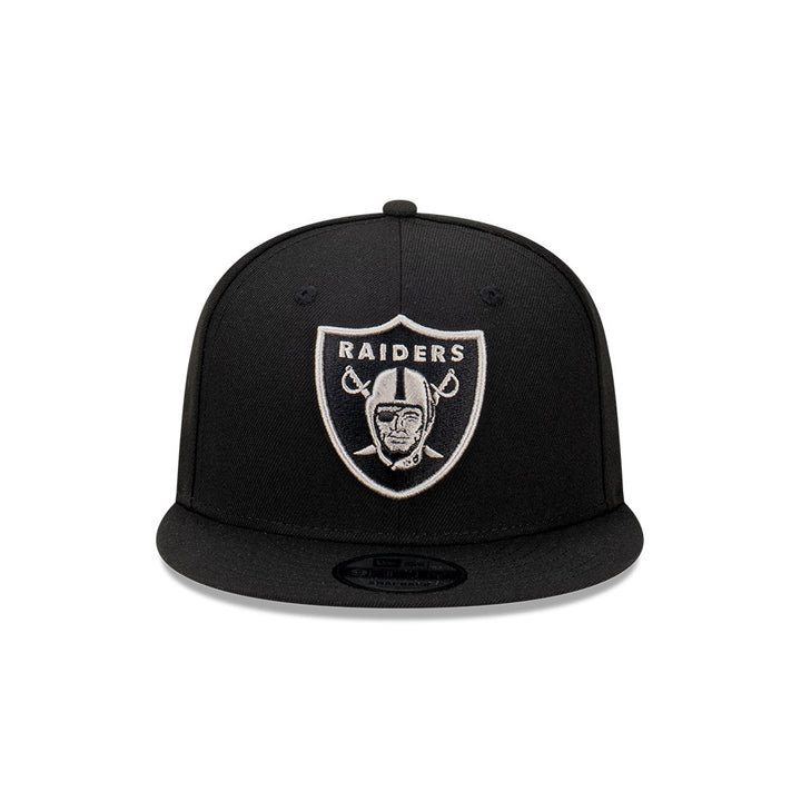 New Era หมวกรุ่น Las Vegas Raiders Gray Outline Repreve Black 9FIFTY Cap