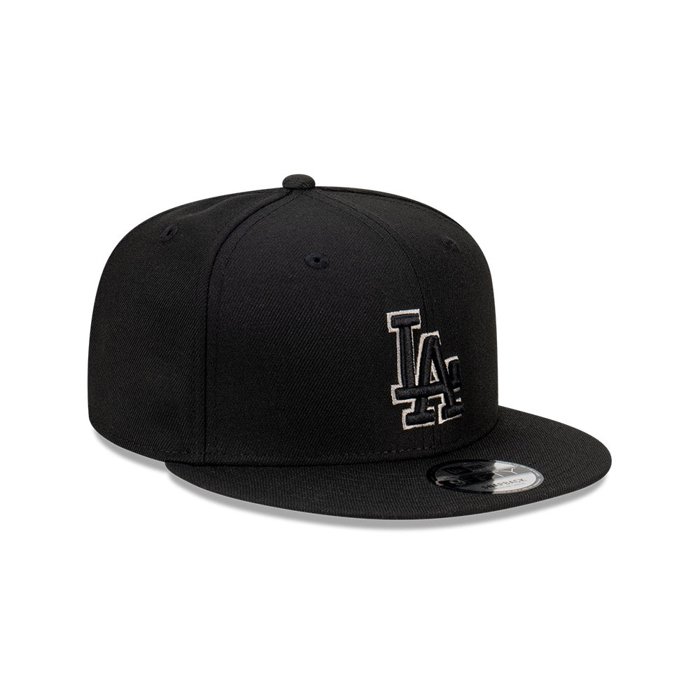 New Era หมวกรุ่น Los Angeles Dodgers Gray Outline Repreve Black 9FIFTY Cap