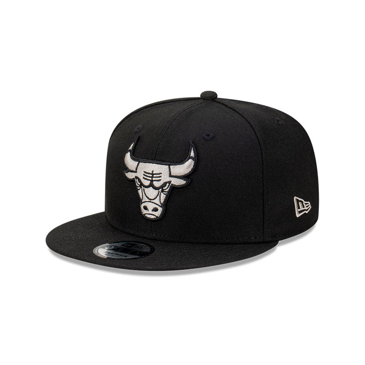 New Era หมวกรุ่น Chicago Bulls Gray Outline Repreve Black 9FIFTY Cap