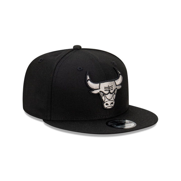 New Era หมวกรุ่น Chicago Bulls Gray Outline Repreve Black 9FIFTY Cap