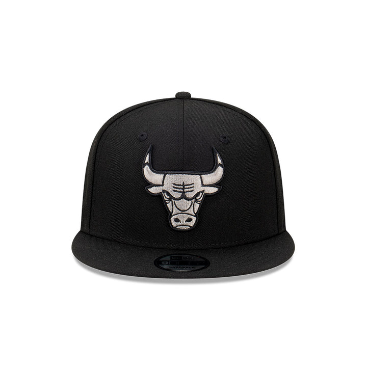 New Era หมวกรุ่น Chicago Bulls Gray Outline Repreve Black 9FIFTY Cap