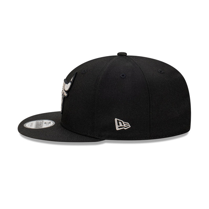 New Era หมวกรุ่น Chicago Bulls Gray Outline Repreve Black 9FIFTY Cap