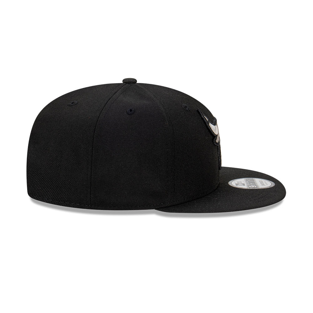 New Era หมวกรุ่น Chicago Bulls Gray Outline Repreve Black 9FIFTY Cap