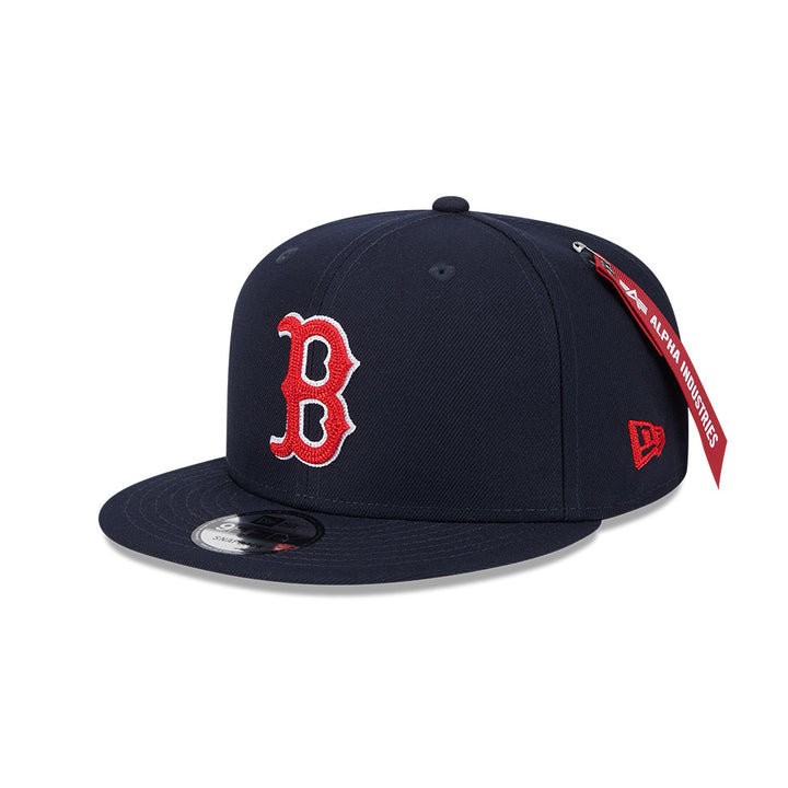 New Era หมวกรุ่น NEW ERA x ALPHA INDUSTRIAL BOSTON RED SOX BLACK 9FIFTY CAP