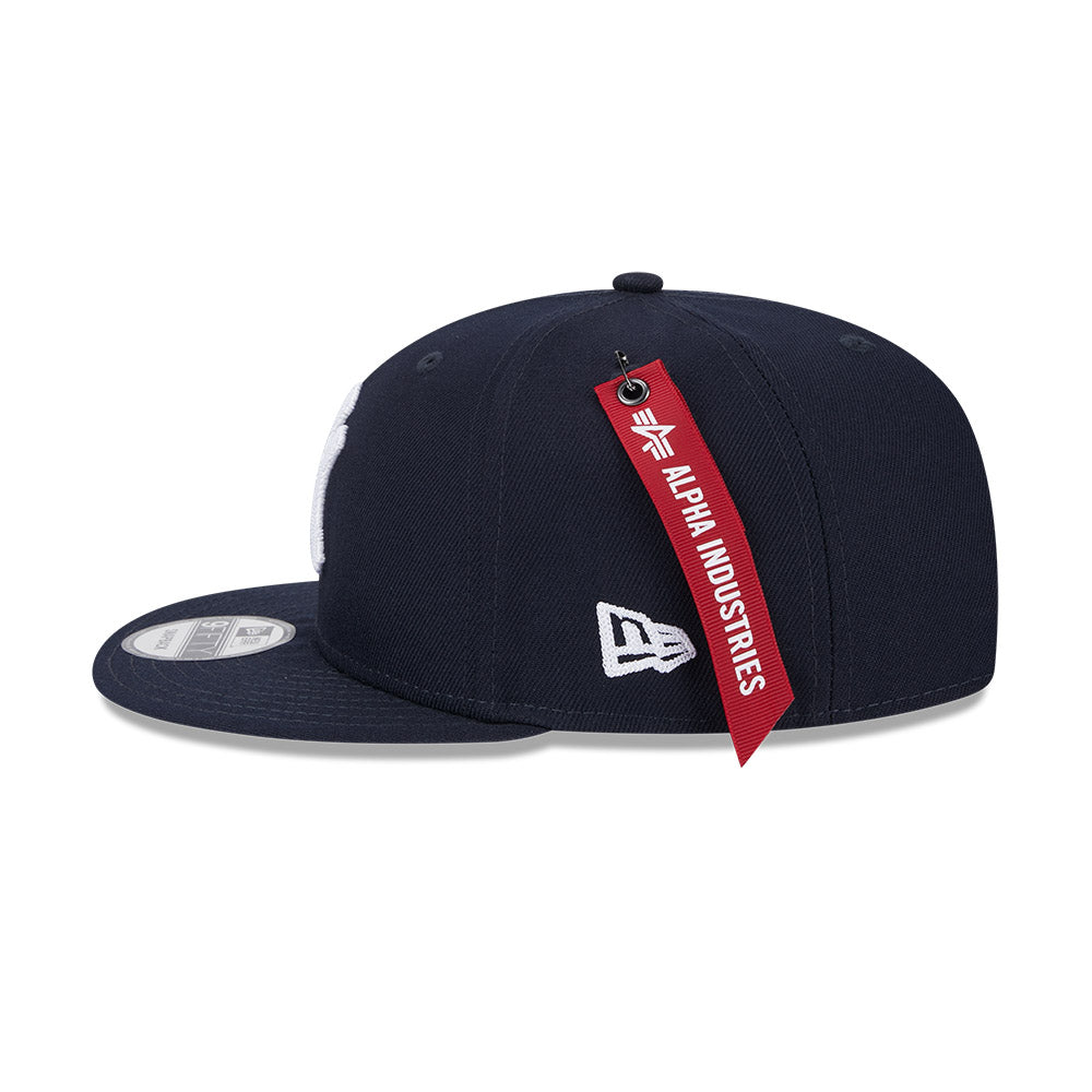 New Era หมวกรุ่น NEW ERA x ALPHA INDUSTRIAL NEW YORK YANKEES NAVY 9FIFTY CAP