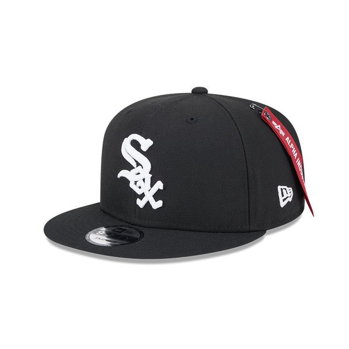 New Era หมวกรุ่น NEW ERA x ALPHA INDUSTRIAL CHICAGO WHITE SOX BLACK 9FIFTY CAP