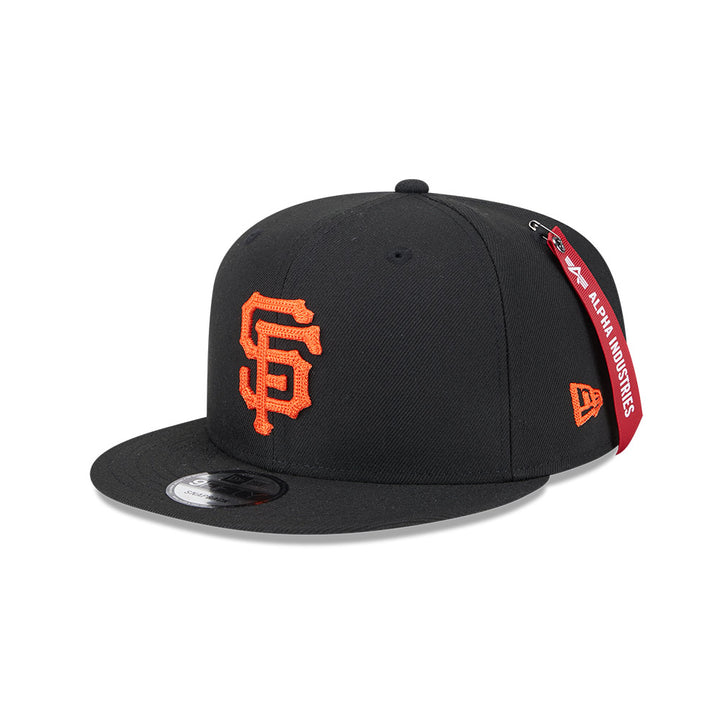 New Era หมวกรุ่น NEW ERA x ALPHA INDUSTRIAL SAN FRANCISCO GIANTS BLACK 9FIFTY CAP