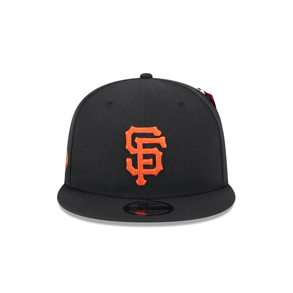 New Era หมวกรุ่น NEW ERA x ALPHA INDUSTRIAL SAN FRANCISCO GIANTS BLACK 9FIFTY CAP