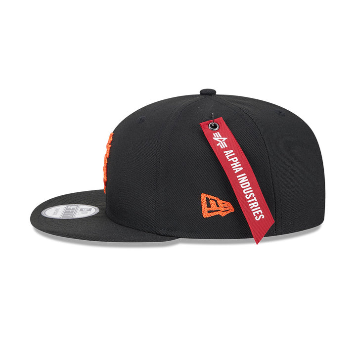 New Era หมวกรุ่น NEW ERA x ALPHA INDUSTRIAL SAN FRANCISCO GIANTS BLACK 9FIFTY CAP