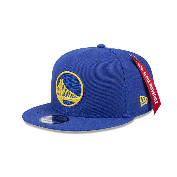 New Era หมวกรุ่น New Era x Alpha Industrial Golden State Warriors Blue 9FIFTY Cap