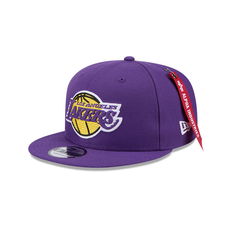 New Era หมวกรุ่น New Era x Alpha Industrial Los Angeles Lakers Purple 9FIFTY Cap