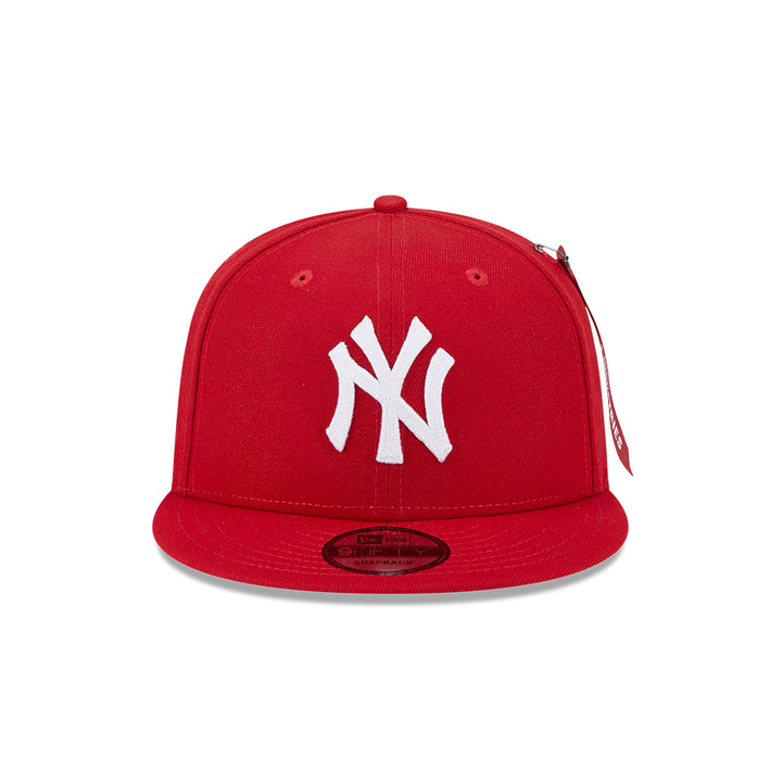 New Era หมวกรุ่น New Era X Alpha Industrial New York Yankees Scarlet 9Fifty Cap