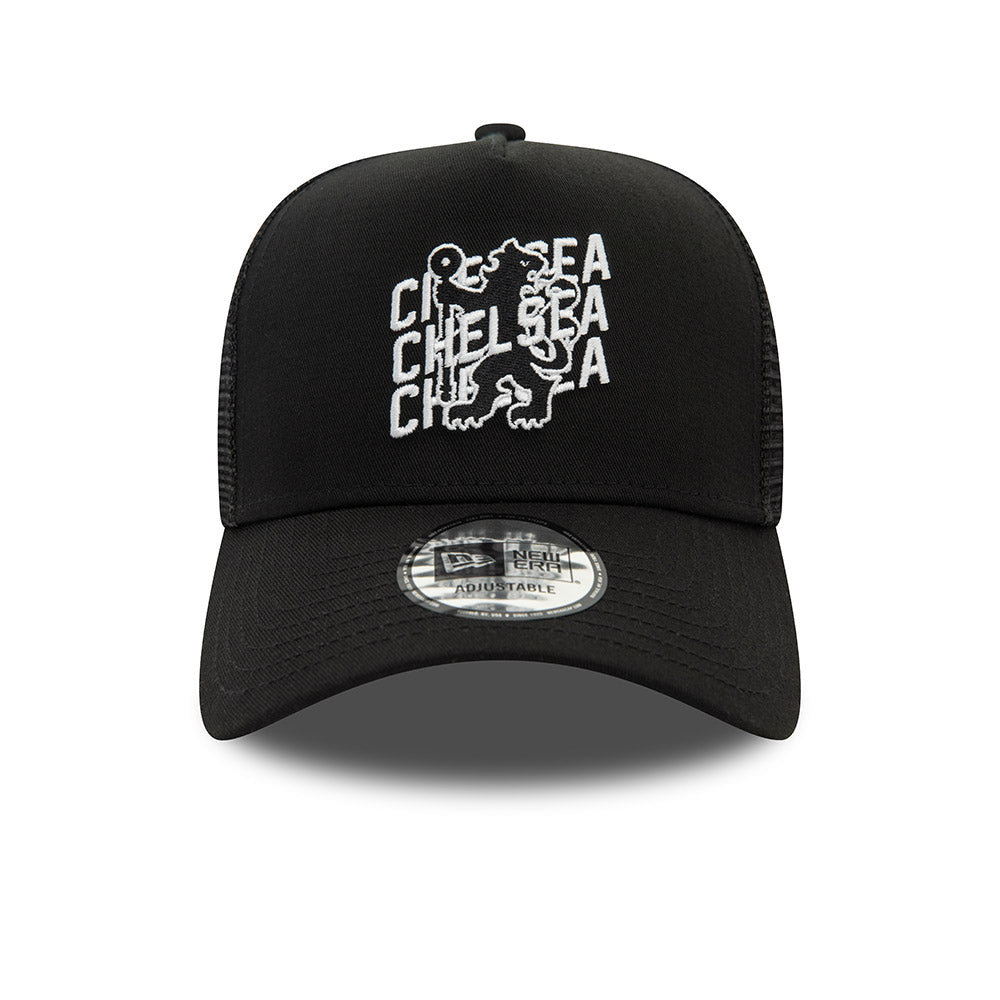 NEW ERA หมวก รุ่น CHELSEA EMEA TEAM SPORTS BLACK 9FORTY EF TRUCKER CAP